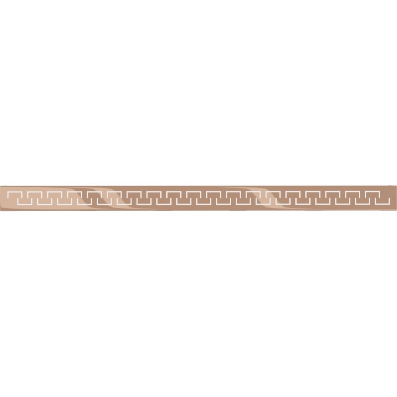 Mexen Flat M15 cover plate for linear drain 90 cm, rose gold - 1624090