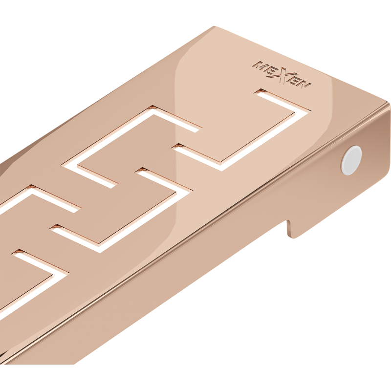 Mexen Flat M15 cover for linear drain 100 cm, rose gold - 1624100