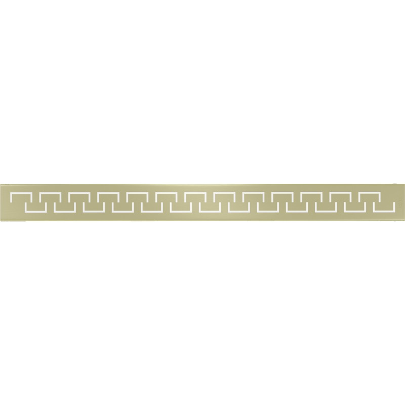 Mexen Flat M15 Grate Cover for Linear Drain 50 cm, Brushed Gold - 1A24050