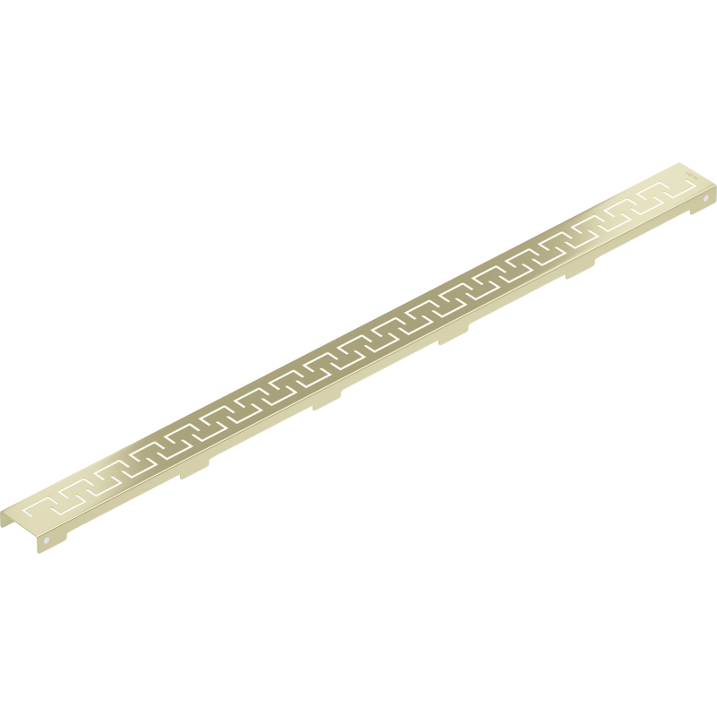 Mexen Flat M15 cover for linear drain 100 cm, brushed gold - 1A24100
