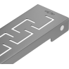 Mexen Flat M15 Cover for Linear Drain 50 cm, Gun Gray Brushed - 1E24050