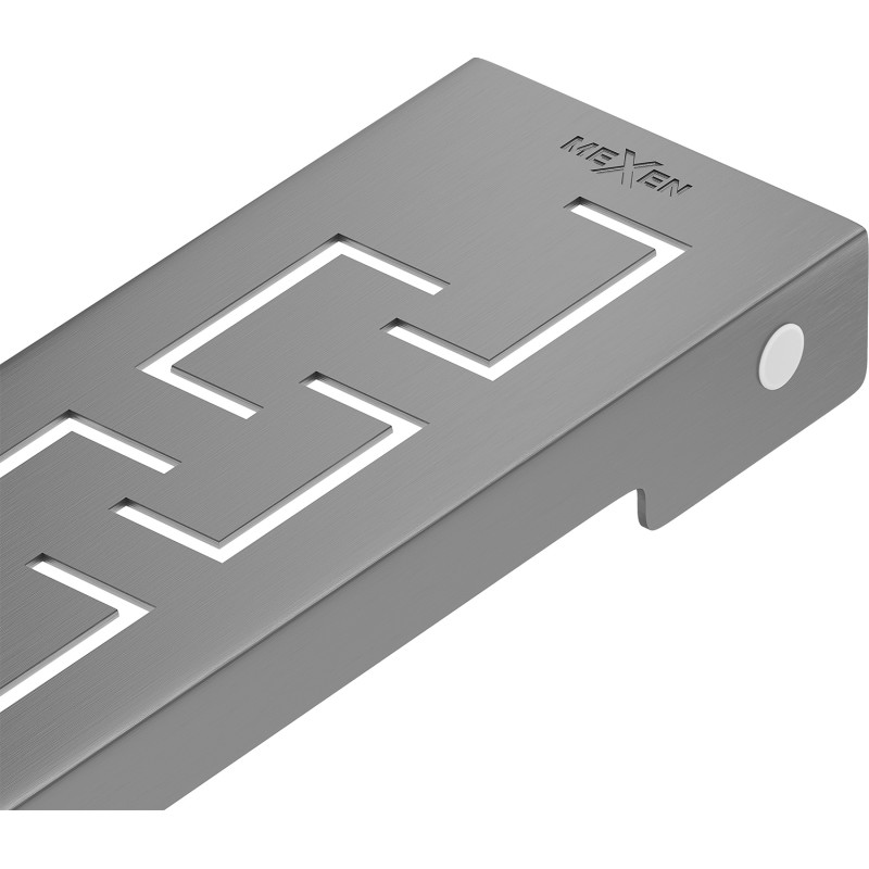 Mexen Flat M15 Cover for Linear Drain 60 cm, Brushed Gun Gray - 1E24060