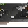 Mexen Gaspar 1.5 -compartment granite sink with a short drip tray 737 x 475 mm, Black - 6507731505-77