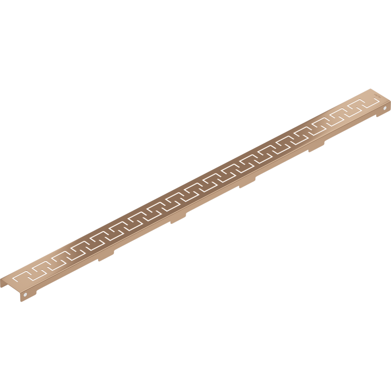 Mexen Flat M15 cover for linear drain 80 cm, brushed copper - 1C24080