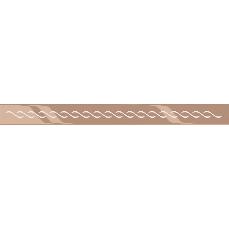 Mexen Flat M18 linear drain cover 60 cm, rose gold - 1623060