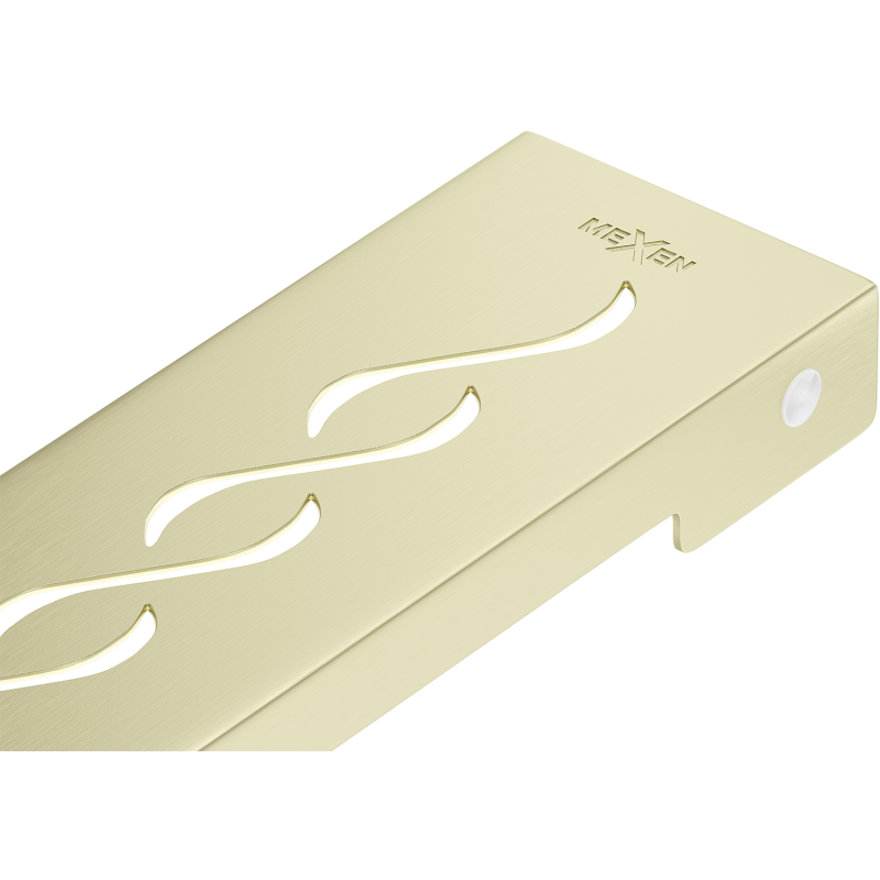 Mexen Flat M18 cover for linear drain 50 cm, brushed gold - 1A23050
