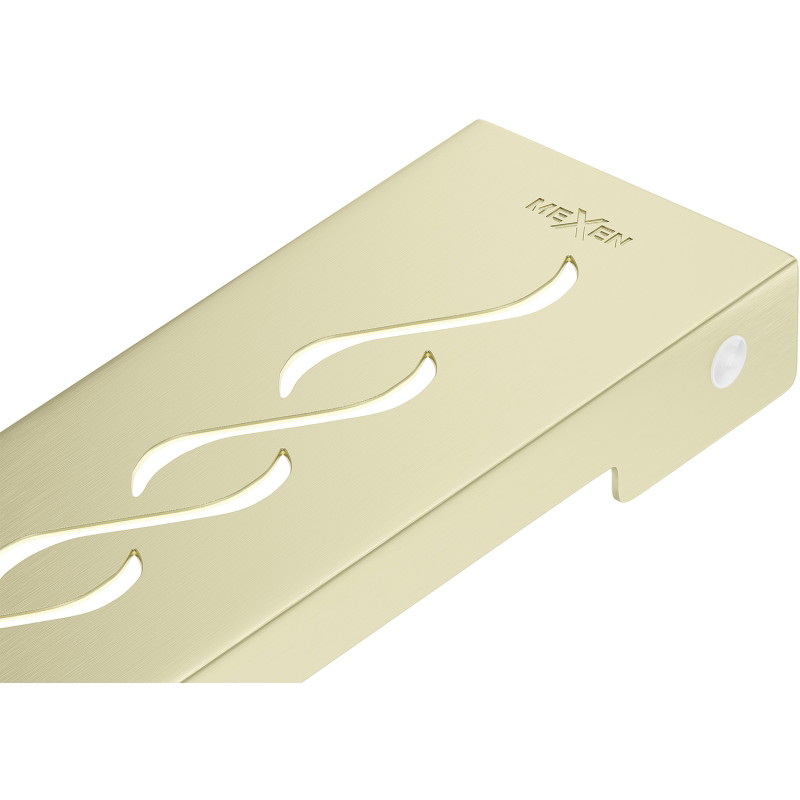 Mexen Flat M18 Linear Drain Cover 60 cm, Brushed Gold - 1A23060