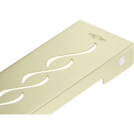 Mexen Flat M18 Linear Drain Cover 60 cm, Brushed Gold - 1A23060