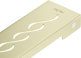 Mexen Flat M18 Linear Drain Cover 60 cm, Brushed Gold - 1A23060