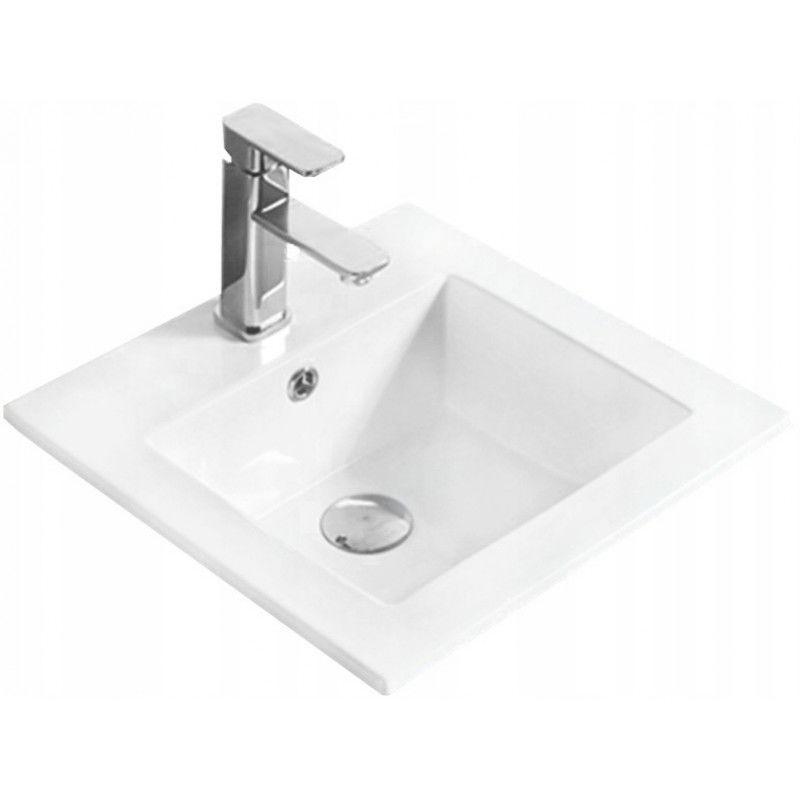 Mexen Stella undermount washbasin 41 x 41 cm, White - 25454100
