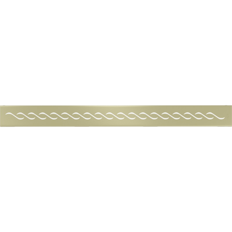 Mexen Flat M18 Linear Drain Cover 60 cm, Brushed Gold - 1A23060