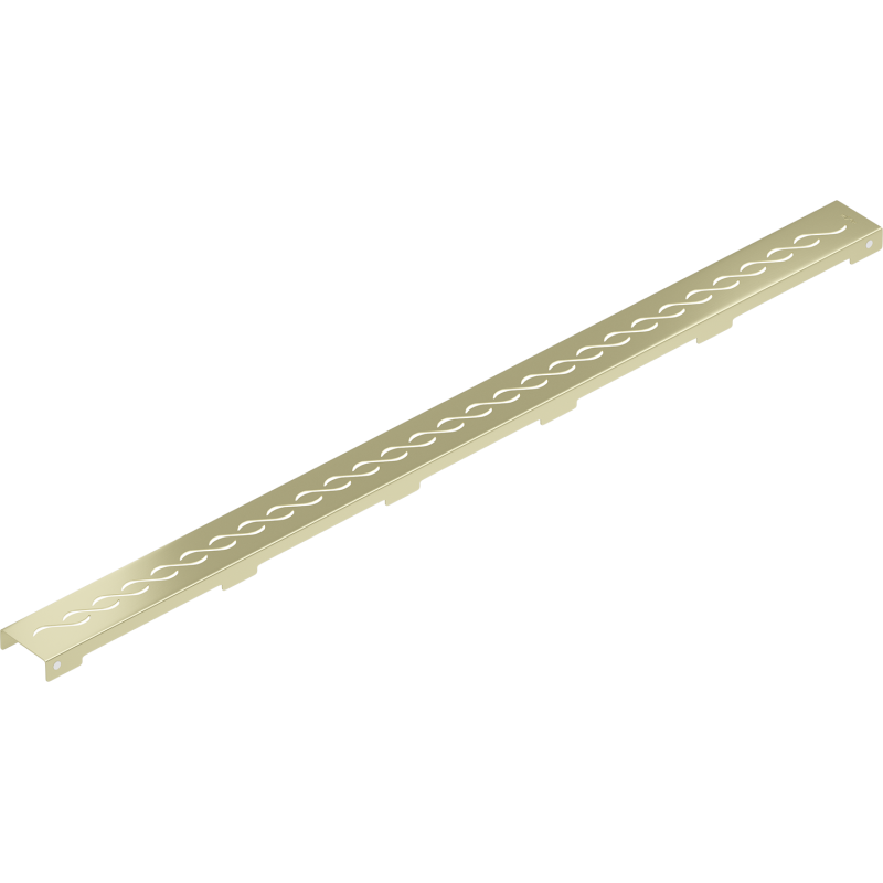 Mexen Flat M18 cover for linear drain 80 cm, brushed gold - 1A23080