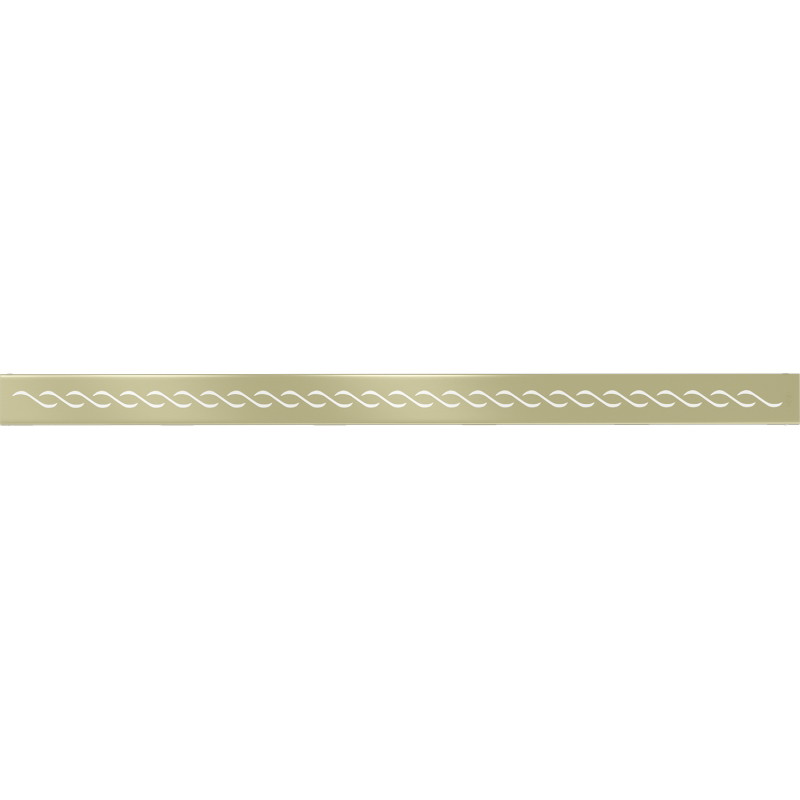 Mexen Flat M18 Mask for Linear Drain 80 cm, Gold Brushed - 1A23080