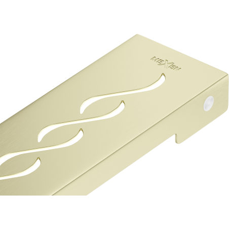 Mexen Flat M18 cover for linear drain 100 cm, brushed gold - 1A23100