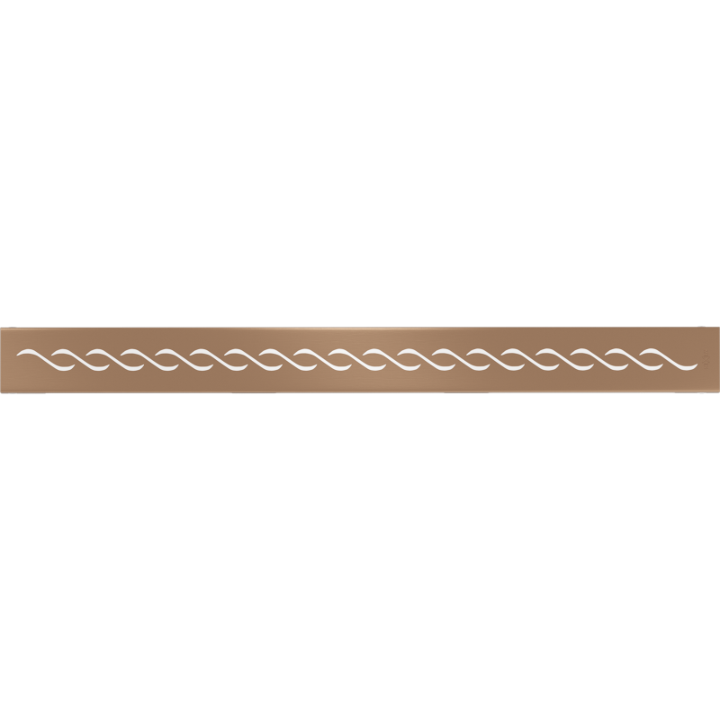 Mexen Flat M18 cover for linear drain 50 cm, brushed copper - 1C23050