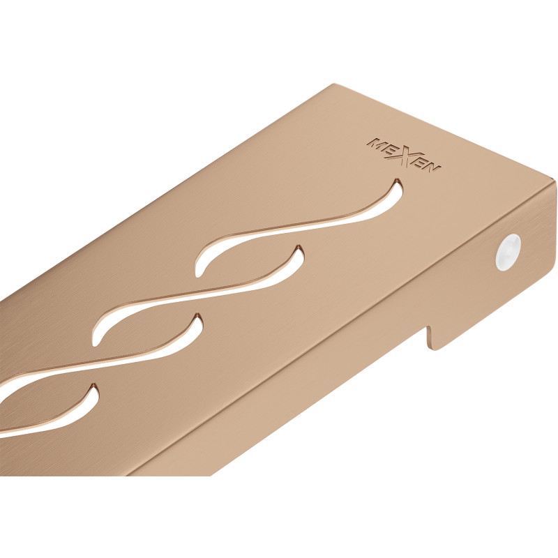 Mexen Flat M18 Linear Drain Cover 80 cm, Brushed Copper - 1C23080