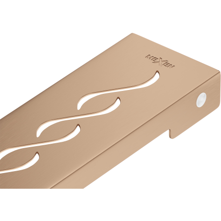 Mexen Flat M18 Linear Drain Cover 80 cm, Brushed Copper - 1C23080