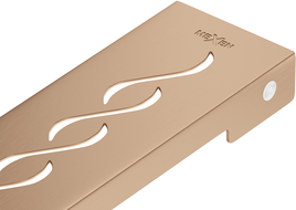 Mexen Flat M18 Cover for 100 cm Linear Drain, Brushed Copper - 1C23100