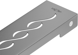 Mexen Flat M18 Linear Drain Cover 50 cm, Brushed Gun Gray - 1E23050