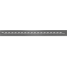 Mexen Flat M18 Linear Drain Cover 50 cm, Brushed Gun Gray - 1E23050