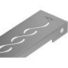 Mexen Flat M18 cover for linear drain 80 cm, gun gray brushed - 1E23080
