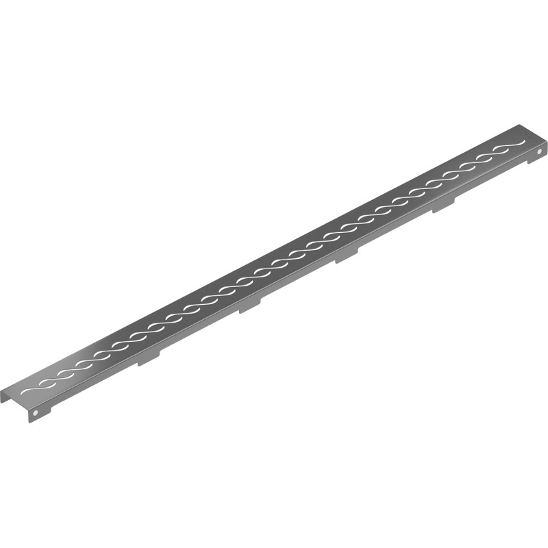 Mexen Flat M18 cover for linear drain 80 cm, gun gray brushed - 1E23080