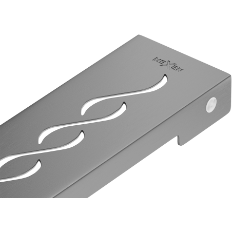 Mexen Flat M18 grating cover for linear drain 90 cm, brushed gun gray - 1E23090