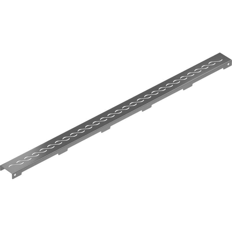 Mexen Flat M18 cover for linear drain 90 cm, brushed gun gray - 1E23090