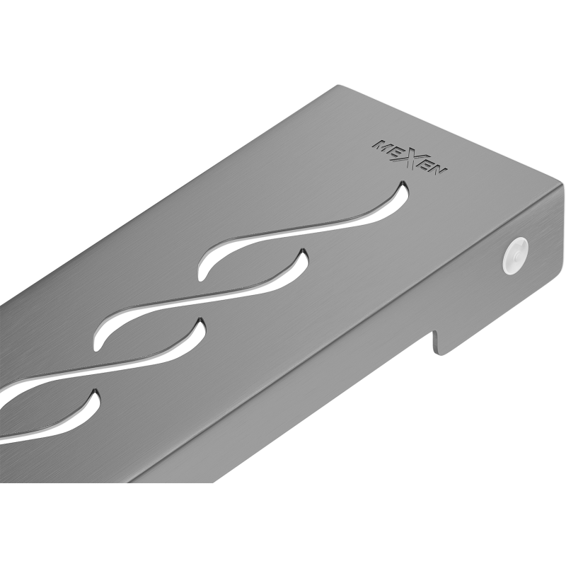 Mexen Flat M18 cover for linear drain 100 cm, gun gray brushed - 1E23100