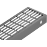 Mexen Flat M33 masking cover for linear drain 50 cm, gun gray brushed - 1E33050
