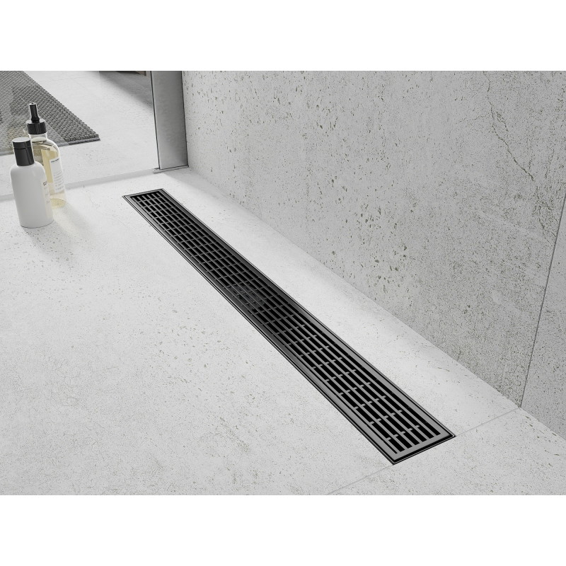 Mexen Flat M33 Cover for Linear Drain 50 cm, Gun Gray Brushed - 1E33050
