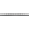 Mexen Flat M33 Cover for Linear Drain 50 cm, Gun Gray Brushed - 1E33050
