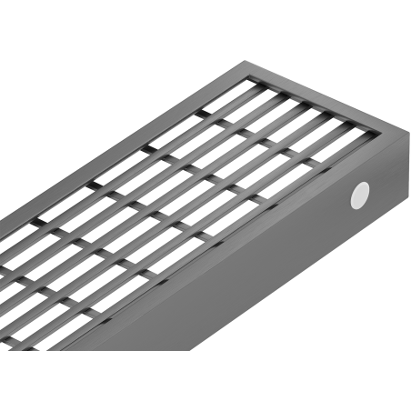 Mexen Flat M33 Cover for Linear Drain 90 cm, Brushed Gun Gray - 1E33090