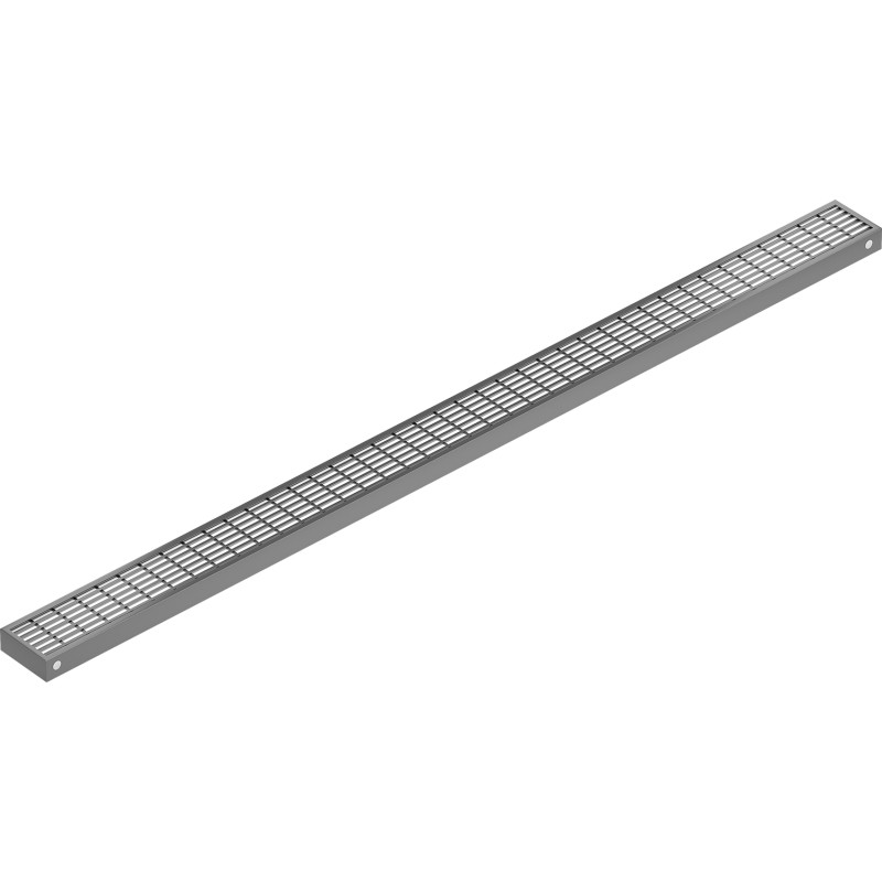 Mexen Flat M33 Cover for Linear Drain 90 cm, Brushed Gun Gray - 1E33090