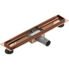 Mexen Flat linear drain body 50 cm, rose gold - 1615050