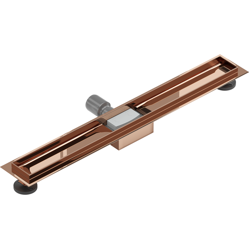 Mexen Flat linear drain body 70 cm, rose gold - 1615070