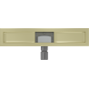 Mexen Flat linear drain body 60 cm, brushed gold - 1A15060