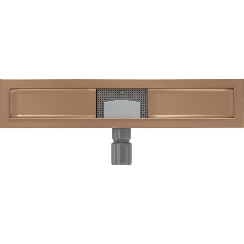 Mexen Flat linear drain body 50 cm, brushed copper - 1C15050