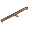 Mexen Flat linear drain body 100 cm, brushed copper - 1C15100