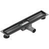 Mexen Flat linear drain body 50 cm, gun gray brushed - 1E15050