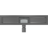 Mexen Flat linear drain body 50 cm, gun gray brushed - 1E15050