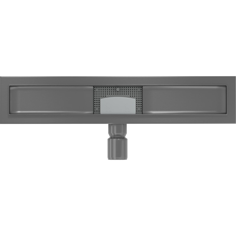 Mexen Flat linear drain body 60 cm, gun gray brushed - 1E15060