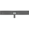 Mexen Flat linear drain body 80 cm, gun gray brushed - 1E15080
