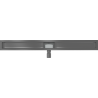 Mexen Flat Linear Drainage Body 90 cm, Gun Gray Brushed - 1E15090