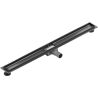 Mexen Flat linear drain body 100 cm, gun gray brushed - 1E15100