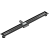 Mexen Flat linear drain body 100 cm, gun gray brushed - 1E15100