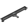 Mexen Flat 360° rotating linear drain body 60 cm, brushed gun gray - 1E40060