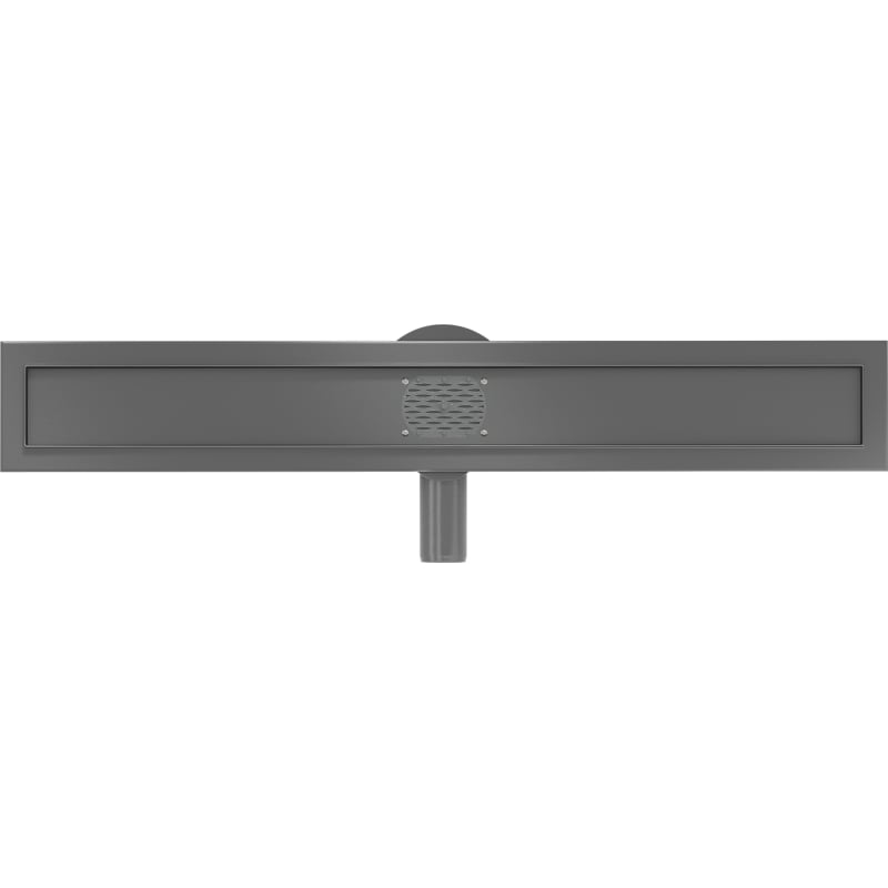 Mexen Flat 360° rotating linear drain body 70 cm, brushed gun gray - 1E40070
