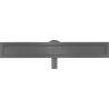 Mexen Flat 360° rotating linear drain body 70 cm, brushed gun gray - 1E40070