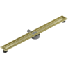 Mexen Flat 360° rotatable linear drain body 80 cm, brushed gold - 1A40080